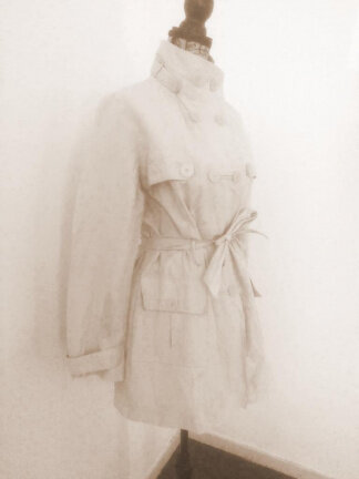 GOSSIP Trenchcoat beige Maat 38 - 40 ( M ) - Afbeelding 2