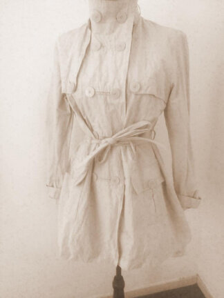 GOSSIP Trenchcoat beige Maat 38 - 40 ( M ) - Afbeelding 3