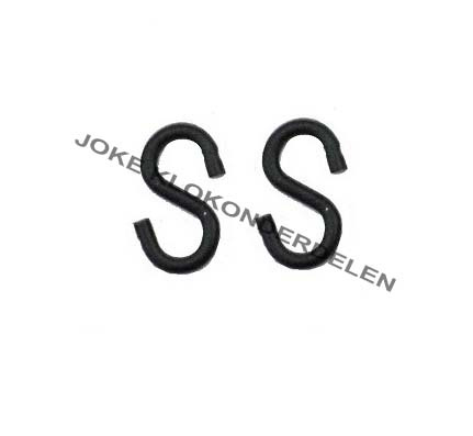 === 2 Klok gewichthaken = nieuw === 29585