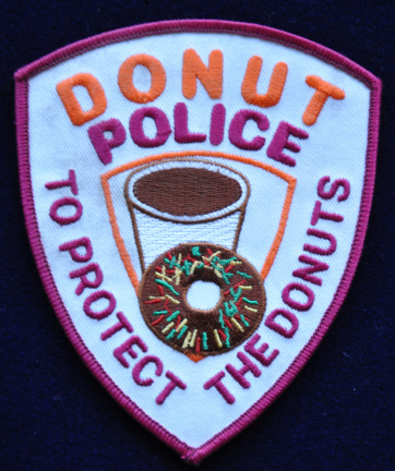Amerikaanse patch Donut police - nr. 1