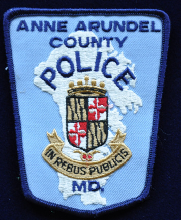 Amerikaanse politie patch Anne Arundel Maryland police USA - nr. 1