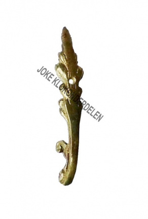 === 2 Klokstel zij ornamenten = oud === 40863 - Afbeelding 3