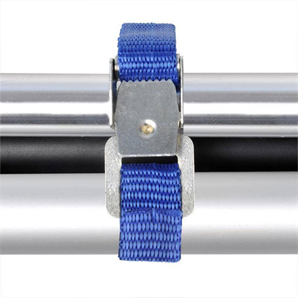 Fietsriempjes met metalen gesp t.b.v. fietsdrager 4 stuks - Afbeelding 2