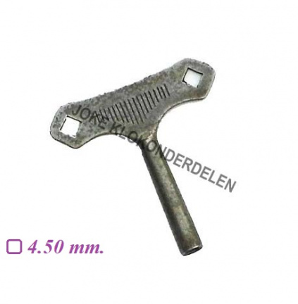 === Klok sleutel = Ø 4.50 mm. = oud === 40881