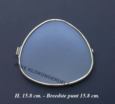 === Pendule deur = bol glas = gebruikt = 40890