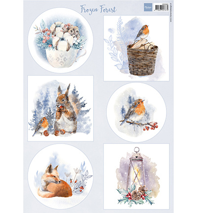 Marianne Design, Knipvel Frozen Forest, nr. VK9582 - nr. 1