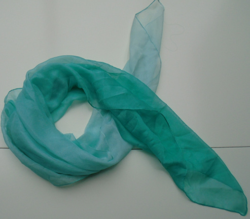 SJAAL TURQUOISE 85X85 CM Nieuw