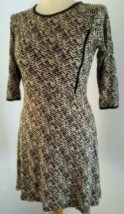 TREND ONE Mooie jurk retro print - Afbeelding 7