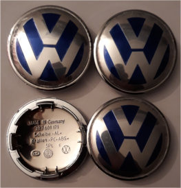 VW Naafdoppen "Blauw" 65mm - nr. 1