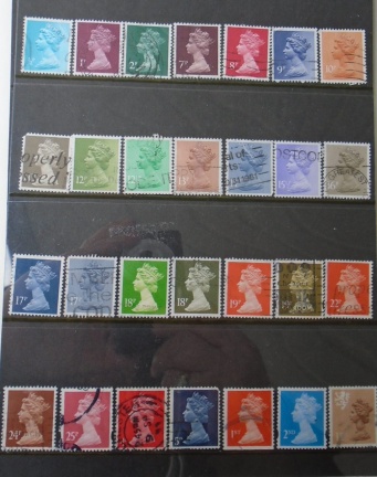 Postzegels UK F