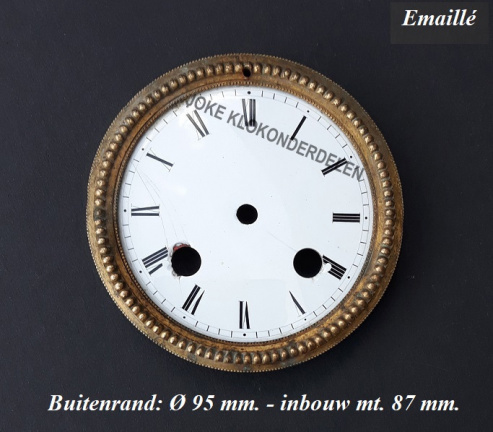 === Wijzerplaat + rand = Romantic = oud === 40838