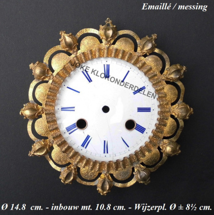 === Pendule ring / wijzerplaat = oud === 40779
