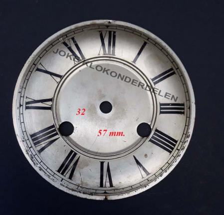 Pendule deur / wijzerplaat = vlak glas 40971 - Afbeelding 3