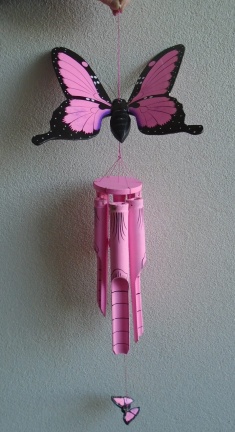WINDGONG VLINDER ROSÉ GROOT 1 MTR. NIEUW