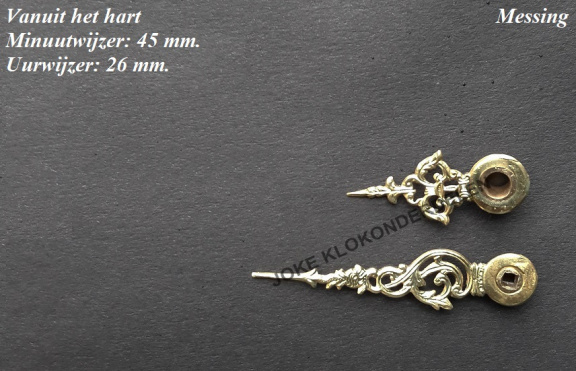 === Wijzers Franse pendule = oud === 40821