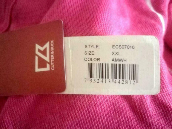 CUTTER & BUCK Maat XXL Vest roze - Afbeelding 6