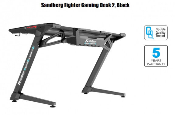 Fighter Gaming Desk 2, Black