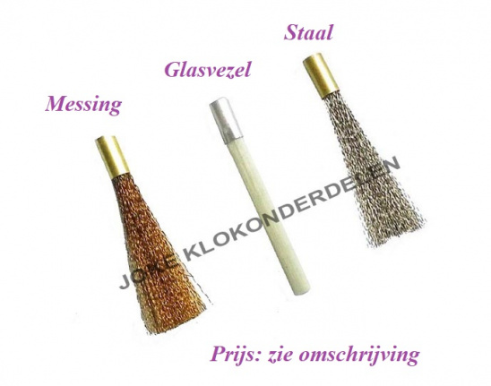 === Messing / Glasvezel / Staal inzet = nieuw === 39634 - nr. 1