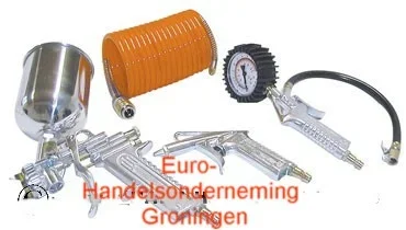 ACTIEPRIJS!!!! 4 del. drukluchtset nieuw met garantie - be
