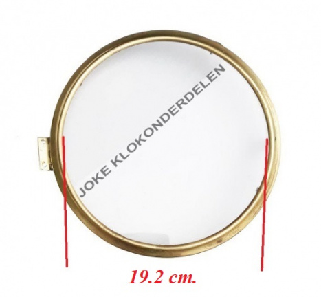 === Klokdeur = vlak glas = oud === 41069 - Afbeelding 2
