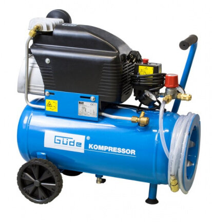 10 bar sterke compressor 230V en 2,5 Pk zuigvermogen 260l/min.