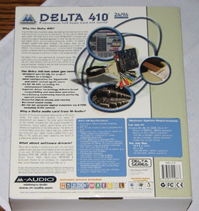 M-Audio delta 410 Soundcard PCI - 8x Out, 2x In - Afbeelding 3