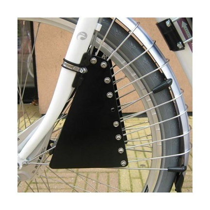 Zadel Op Stang Spaakafschermer - Zwart - Aluminium - nr. 1