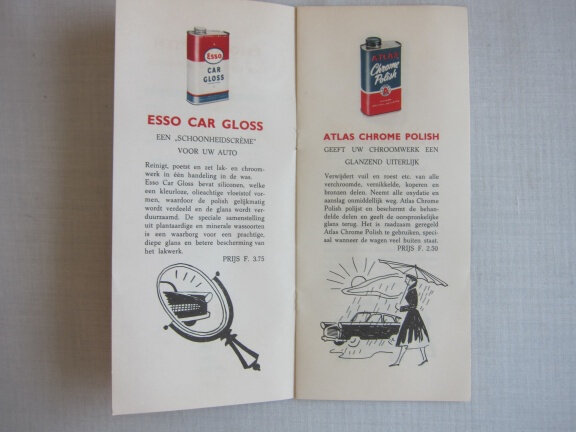 BROCANTE Antiek ESSO Olieproducten folder (1957) - Afbeelding 6