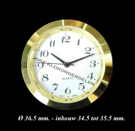 === Quartz Insteek uurwerkje = nieuw === 36724