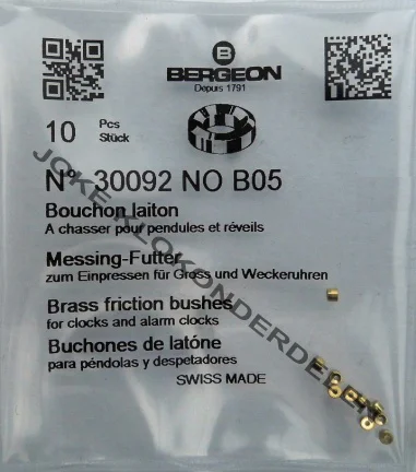 = Bergeon bouchons = B 05 = Messing= 30962