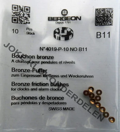 = Bergeon bouchons = B 11 = Brons 30971