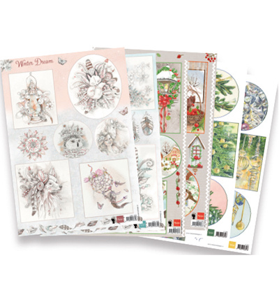 Marianne Design, decoupage set, 6 knipvellen - nr. 1