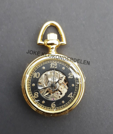 = Zakhorloge met ketting = mechanisch = 38462 - Afbeelding 3