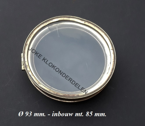 === Pendule deur = vlak glas = oud = 41132