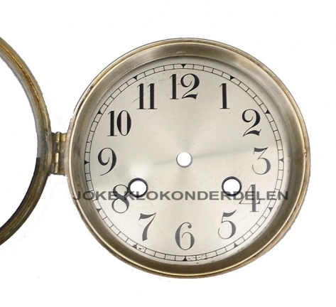 Pendule deur / wijzerplaat = bol glas = 41136 - Afbeelding 2