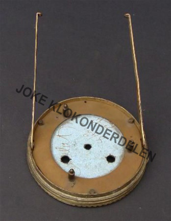 Pendule deur / wijzerplaat = geslepen glas= 12461 - Afbeelding 3