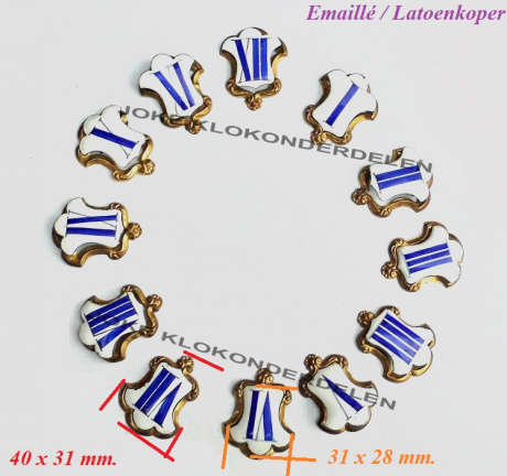 === Cartouches = kompleet = emaillé = oud === 38753 - Afbeelding 2