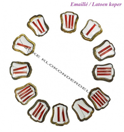 = Cartouches = kompleet = emaillé = 37138 - Afbeelding 2