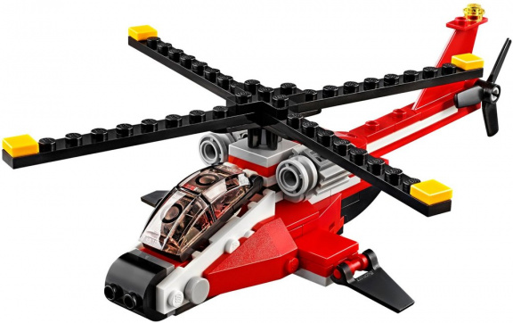 Lego Creator 3 in 1 Rode Helikopter 31057 - Afbeelding 4