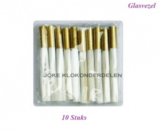 10 Glasvezel borsteltjes=zie omschrijving =34519 - nr. 1
