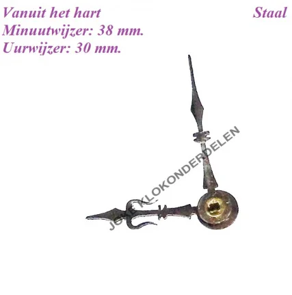 === Wijzers Franse pendule = oud === 41192