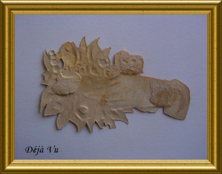 Antiek poezieplaatje : hand : lelietjes van dalen, rozen // victorian scrap : flowers - Afbeelding 2