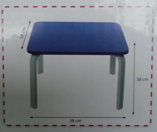 KINDERTAFEL EN STOELTJES PAARS NIEUW