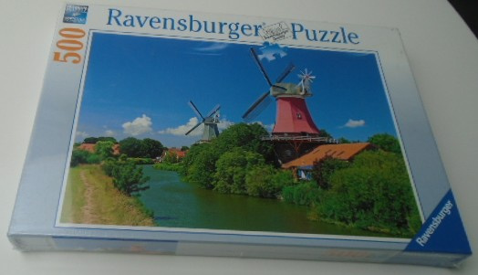 RAVENSBURGER ORIGINAL QUALITY PUZZLE WINDMOLEN ROMANTIEK 500 stuks NIEUW