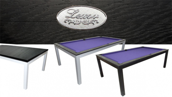 Pooltafel Lexor dinner zwart