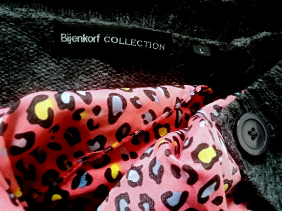 BIJENKORF Vest ( wol blend ) grijs Maat 42 - 44 ( L ) - Afbeelding 5