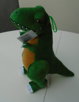 KNUFFEL DINO GROEN NIEUW
