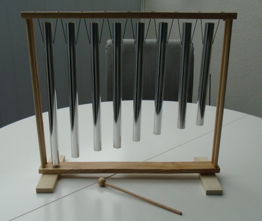 KLOKKENSPEL HOUTEN FRAME GROOT NIEUW