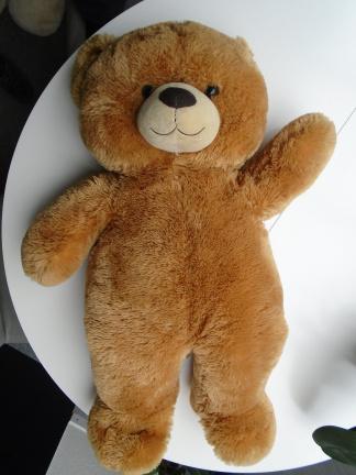 PLUCHE GROTE BEER BRUIN 95 CM Nieuw