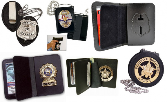 Leather Badge Holder Wallet, Neck Chain Badge Holder Wallet, Belt Clip Badge Holder - Afbeelding 5